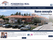 Tablet Screenshot of ponderosareal.com